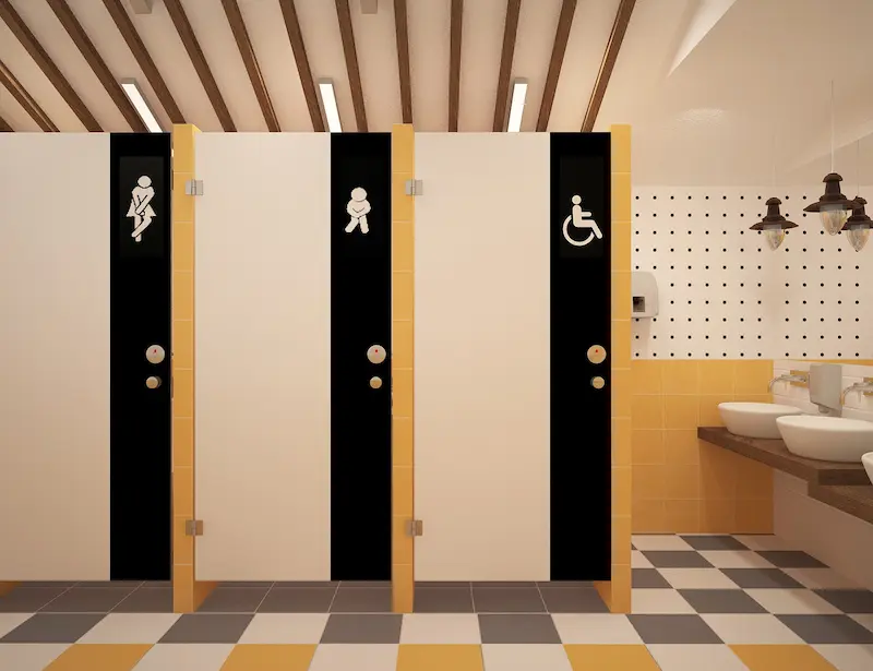 Nettoyage des sanitaires de bureaux