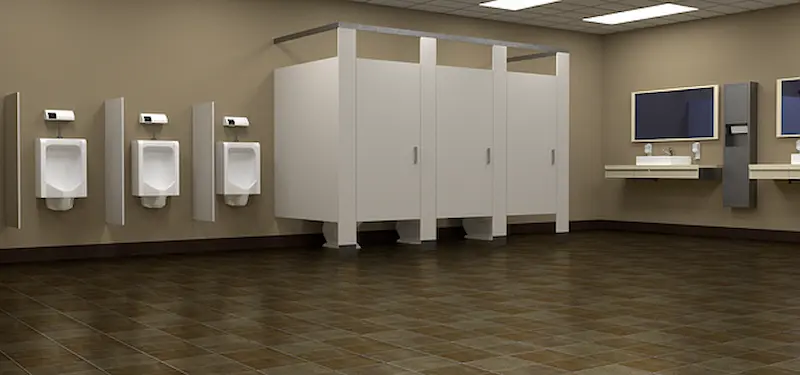 Nettoyage professionnel des toilettes d’un magasin