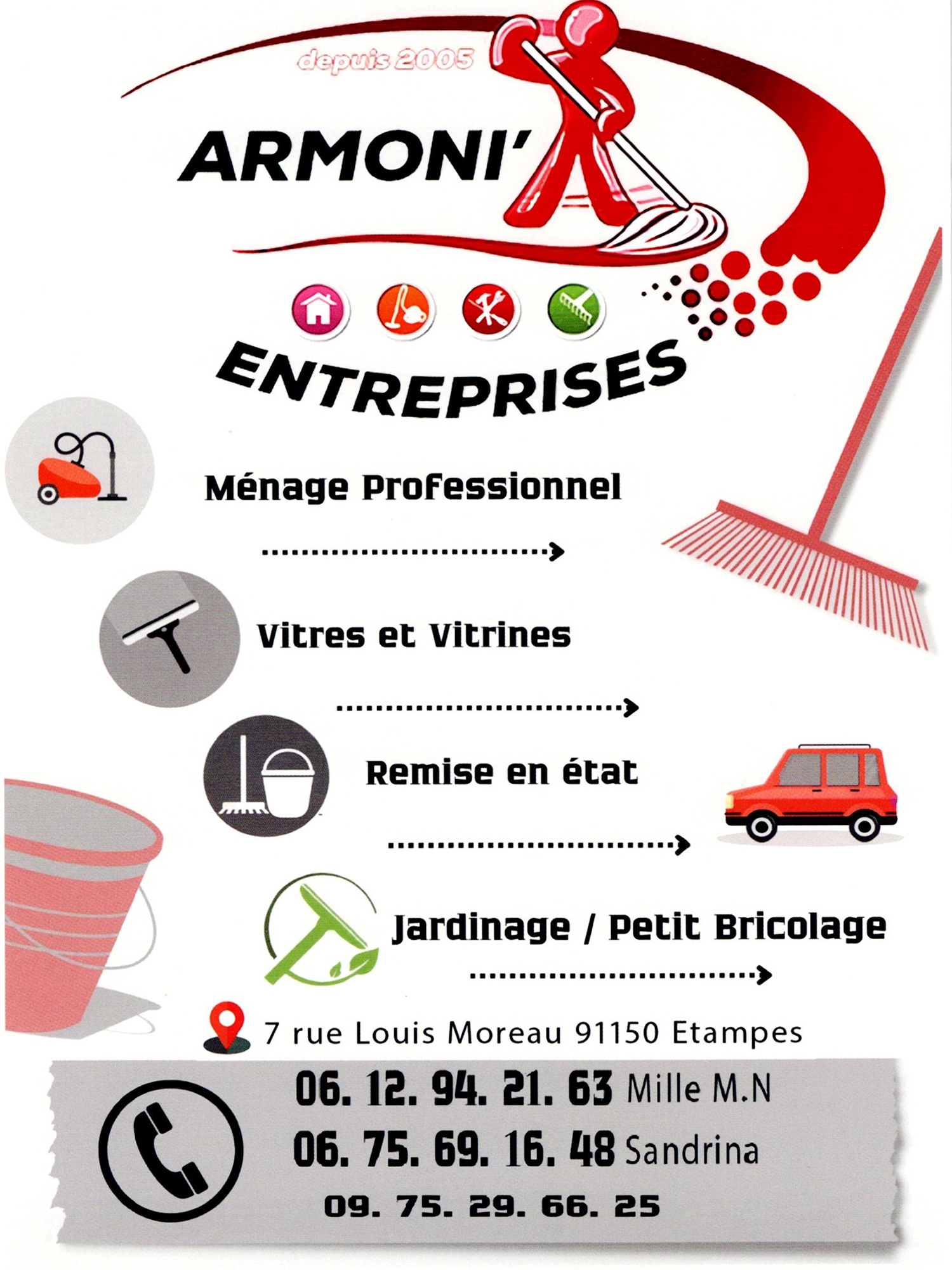 1 flyer armoni entreprises